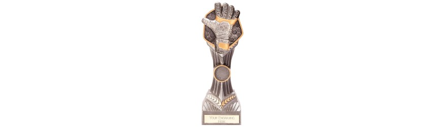 FALCON FOOTBALL GOALKEEPER TROPHY - 4 SIZES - 14CM TO 24CM FALCON FOOTBALL GOALKEEPER TROPHY - 4 SIZES - 14CM TO 24CM